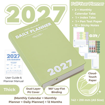 2027 Plan Smarter Full Year Daily & Weekly Planner