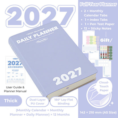 2027 Plan Smarter Full Year Daily & Weekly Planner