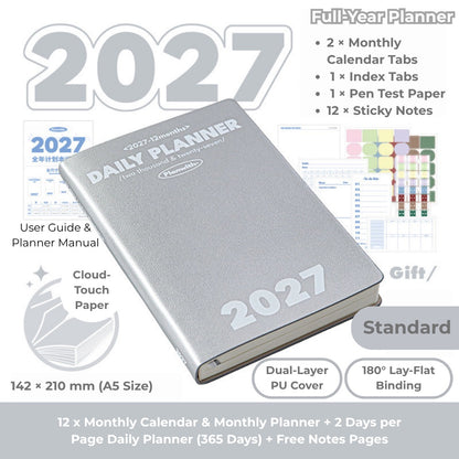 2027 Plan Smarter Full Year Daily & Weekly Planner