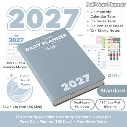 2027 Plan Smarter Full Year Daily & Weekly Planner