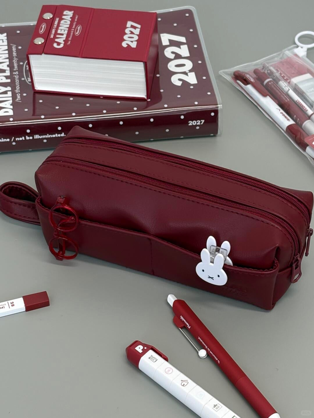2027 Resolution Planner Gift Set in Bordeaux