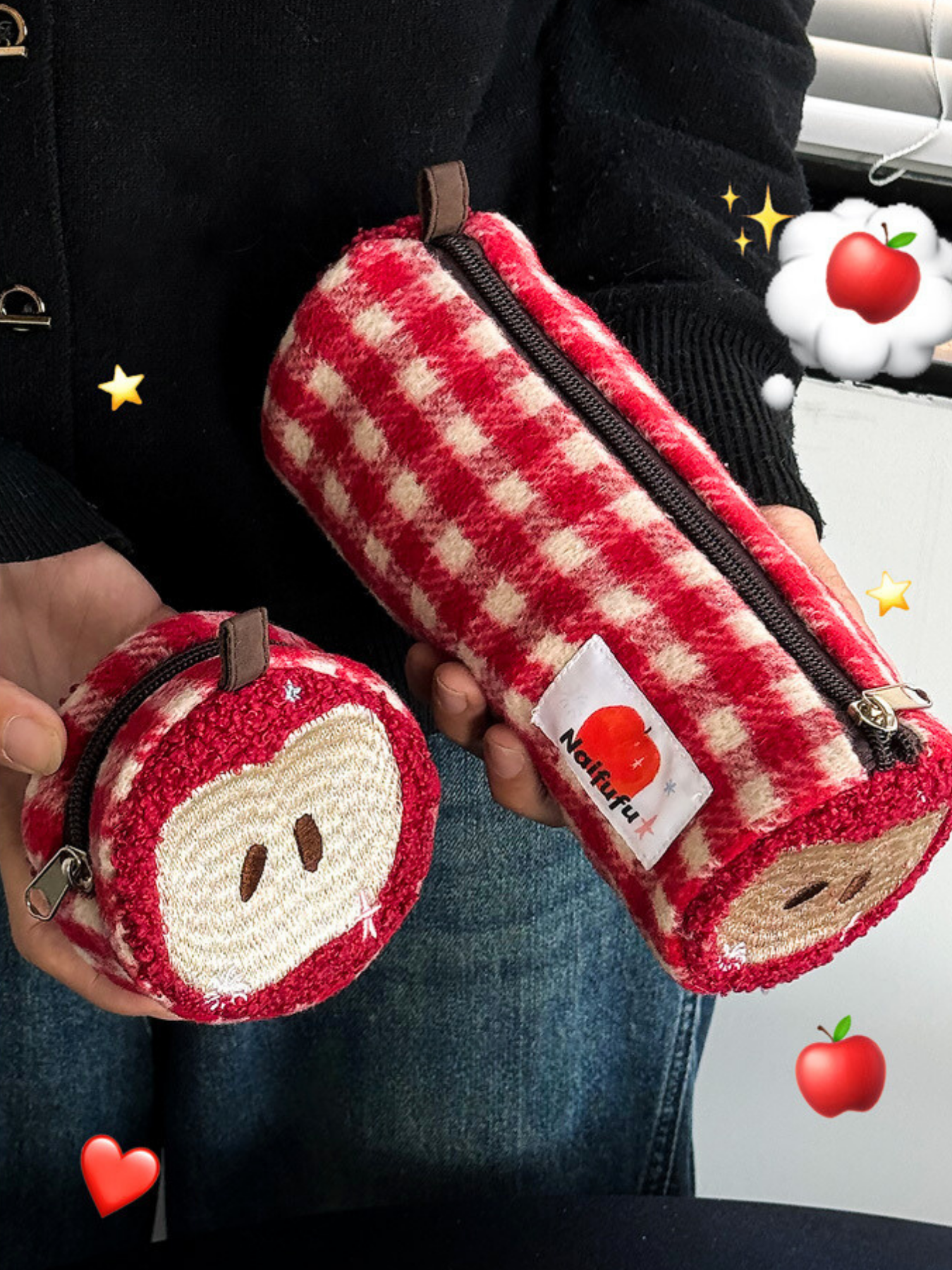 Original Red Apple Pencil Pouch