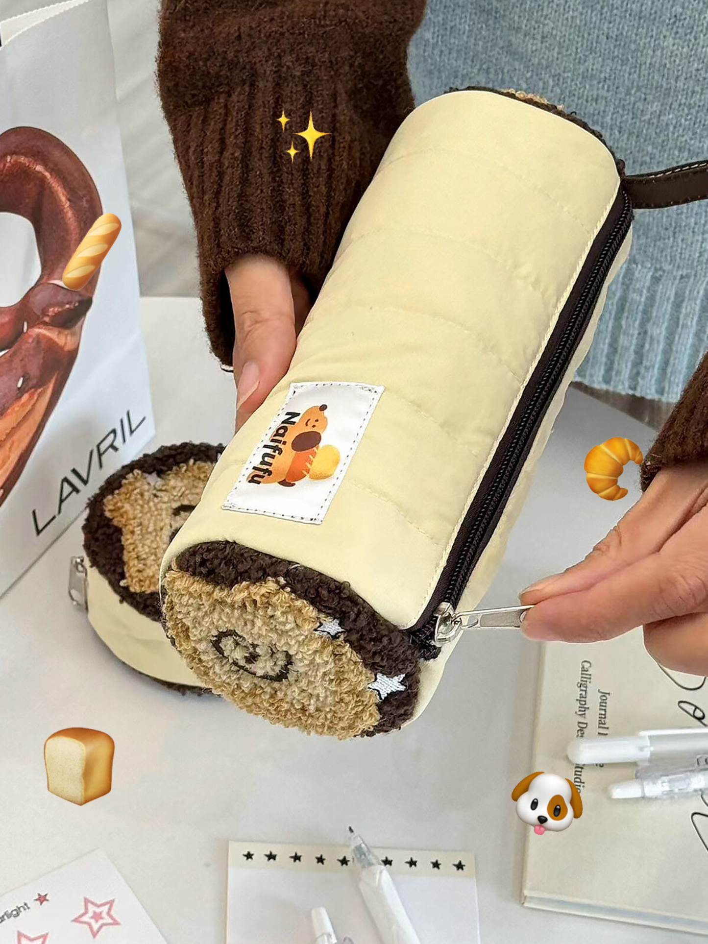 Original Bread Dog Pencil Pouch