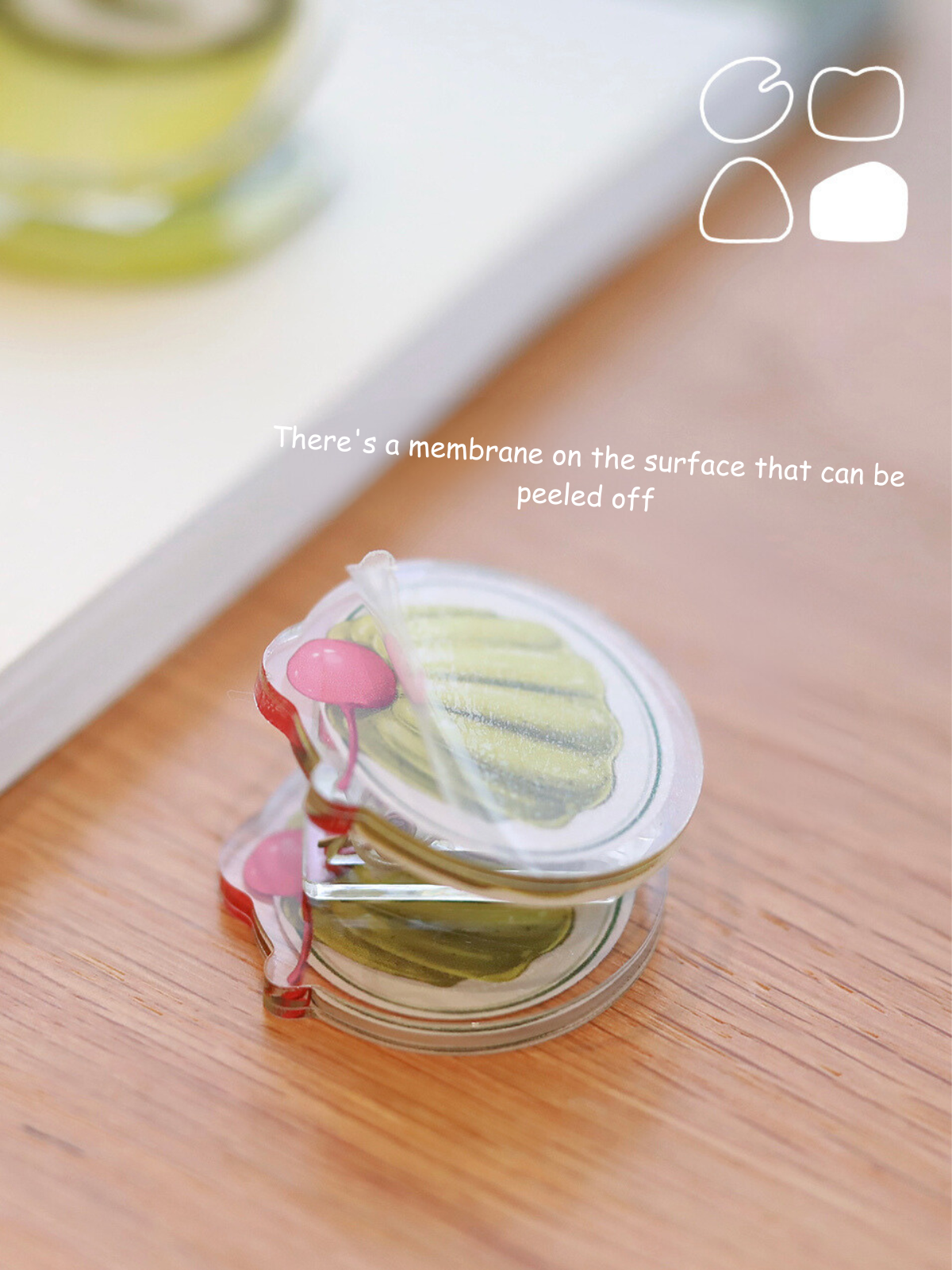 Matcha Collection Note, Message Clips, 4PCS – ChicChoi