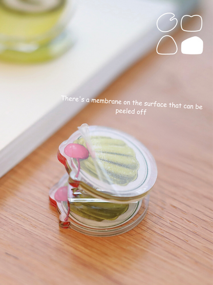 Matcha Collection Note, Message Clips, 4PCS