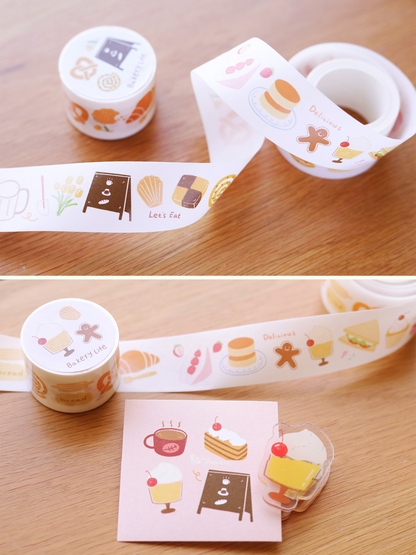 Pastoral Life Coffee Dessert Washi Tape