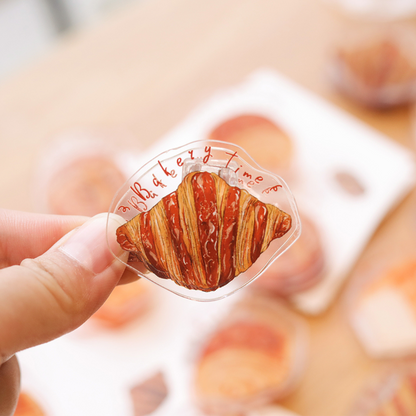 Cute Acrylic Clip Bread Series - 24 Type