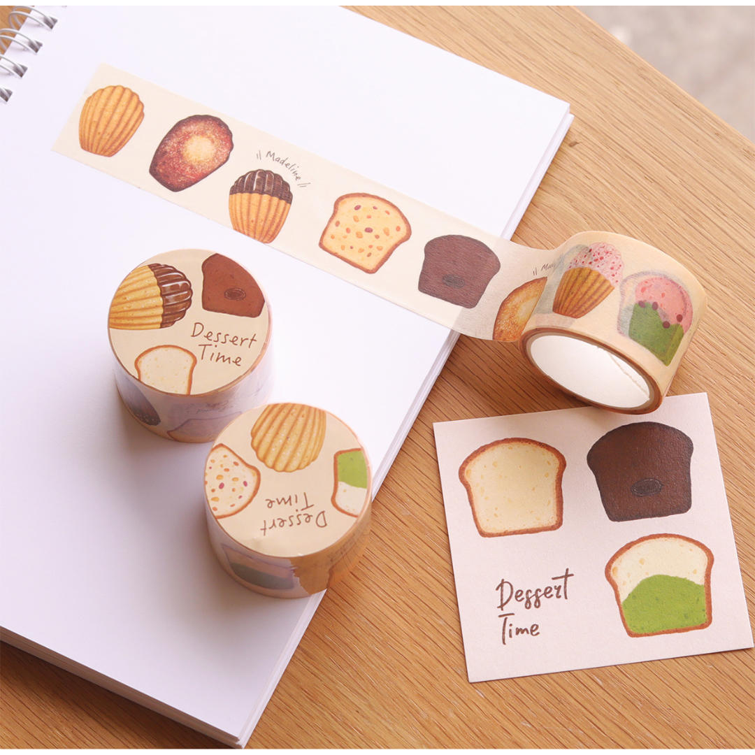 Madeleine Pound Cake Original Illustration Washi Tape