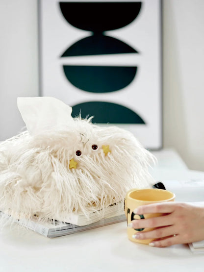 Furry Monster Tissue Box Holder