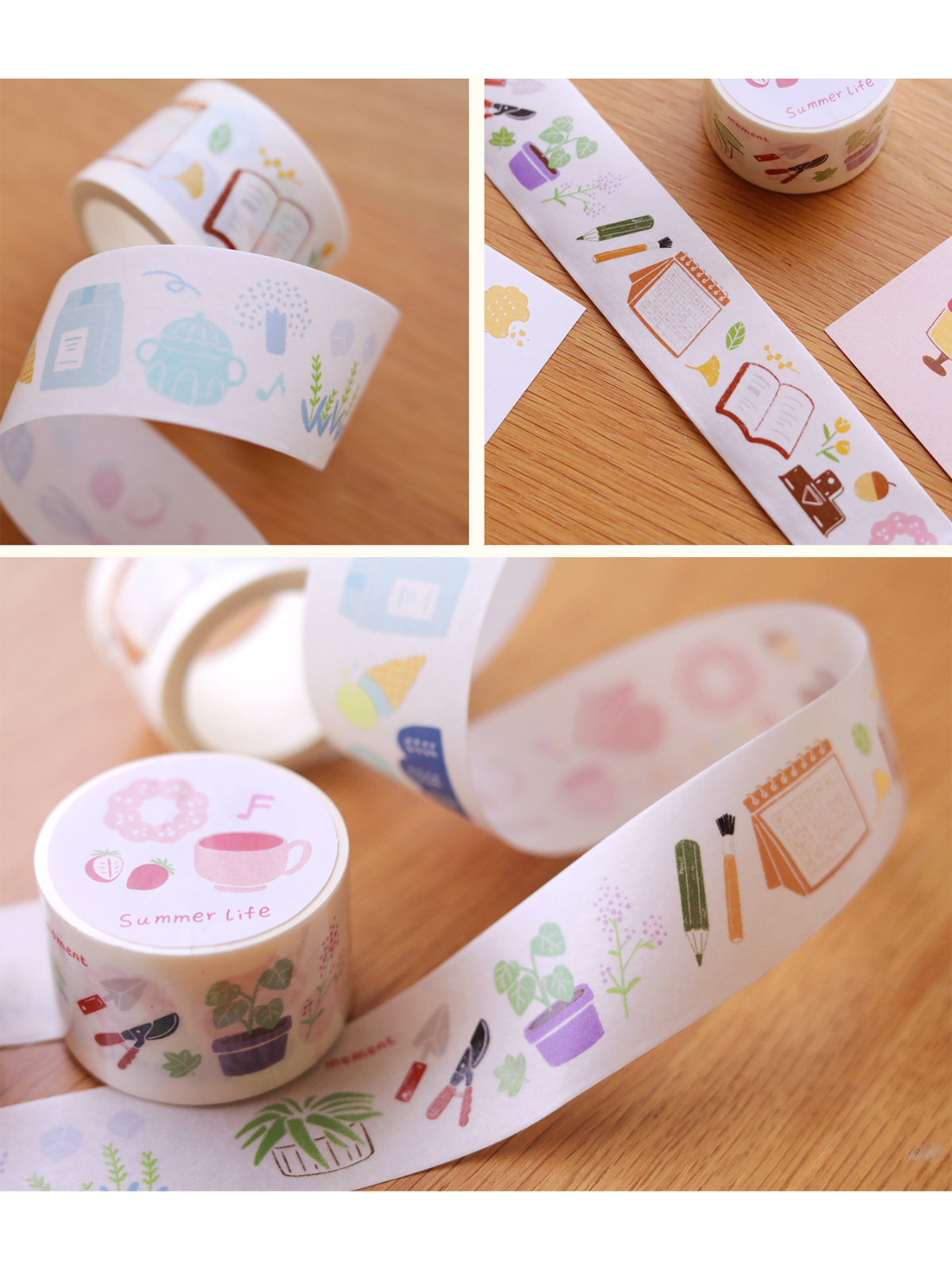 Pastoral Life Coffee Dessert Washi Tape