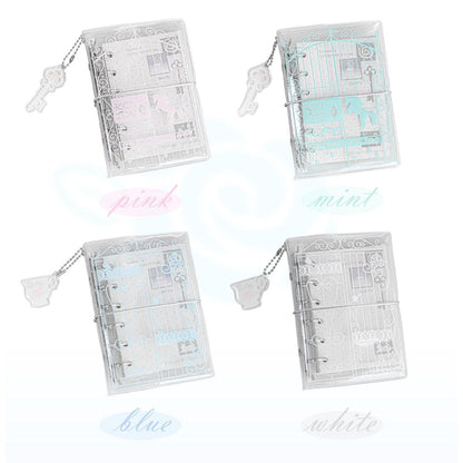 Vintage Window A7 Glitter Binder Journal