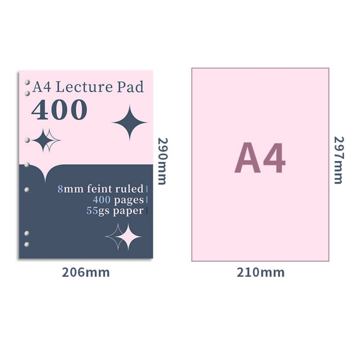 Slim-Crisp A4 Write Away Notebooks