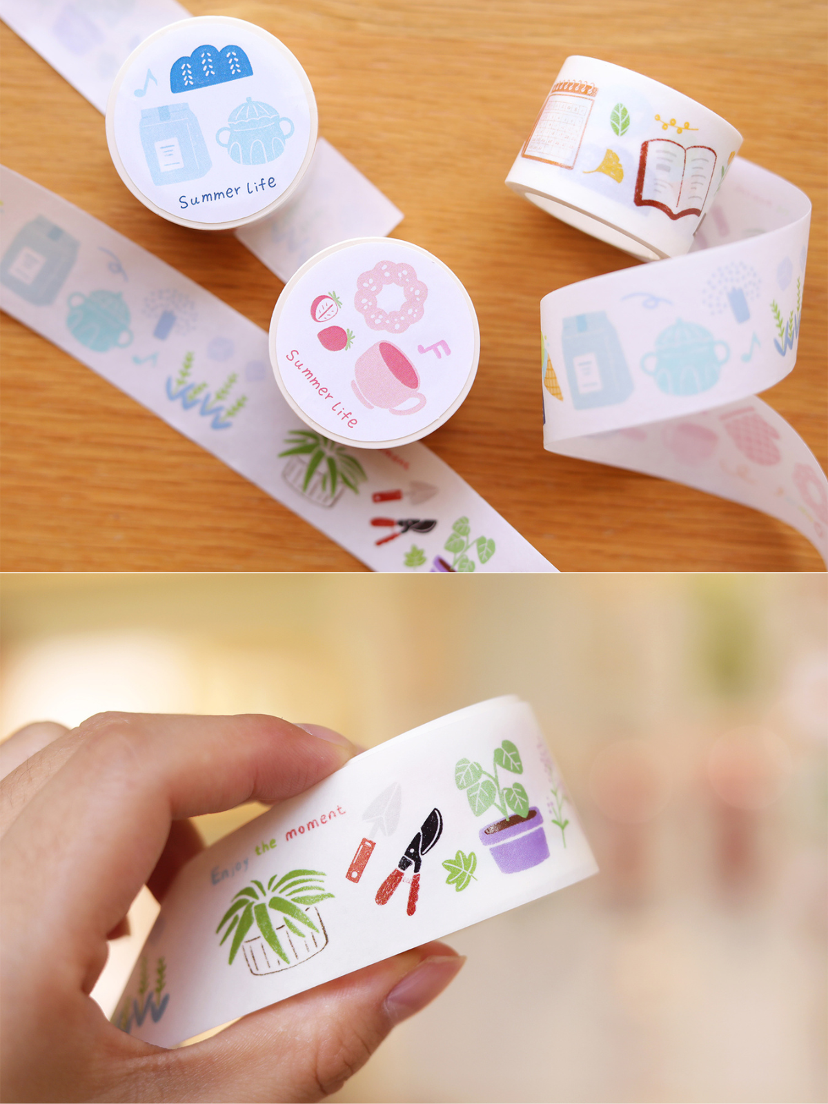 Pastoral Life Coffee Dessert Washi Tape