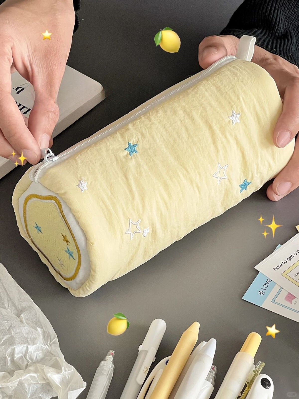 Original Lemon Cake Pencil Pouch