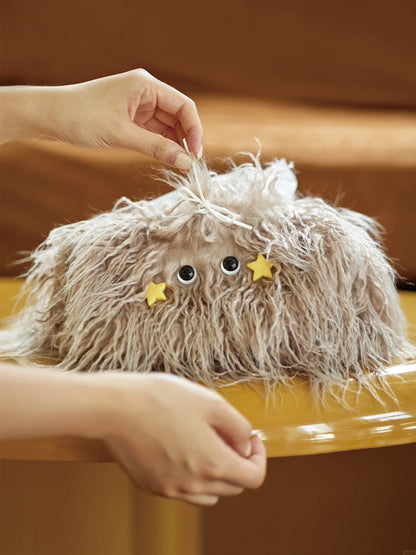 Furry Monster Tissue Box Holder