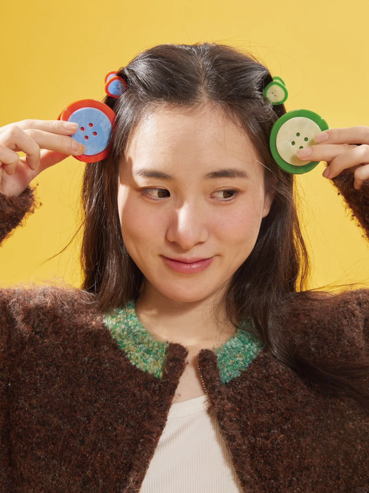 Button Bliss Hair Pins