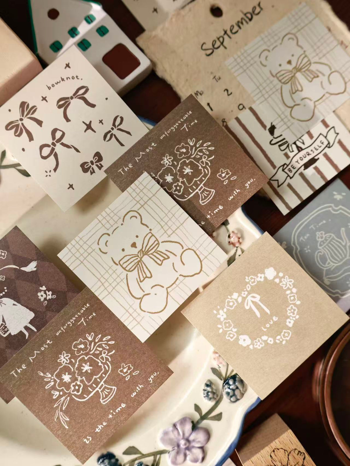 Retro Fairytale Salt-Style Note Paper Pack