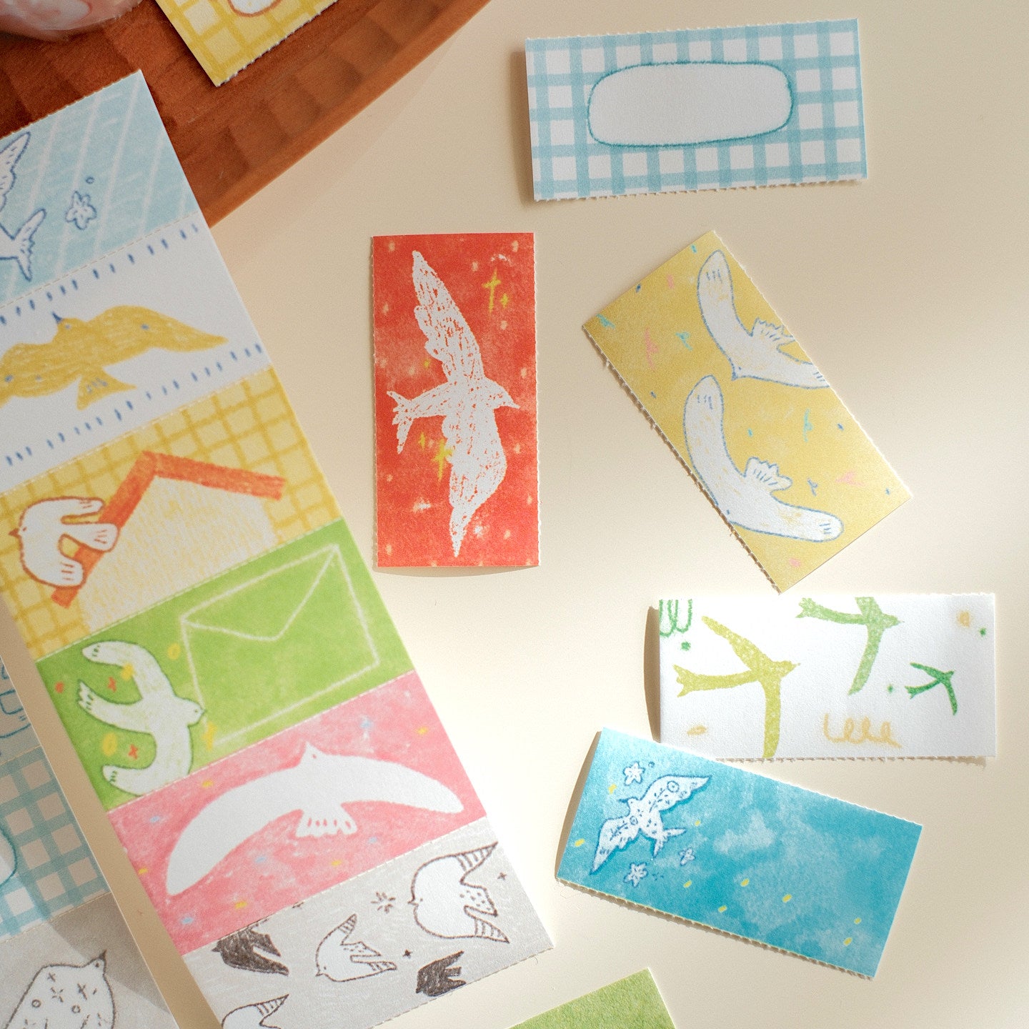 Soaring Birds Collection – Special Ink Die-Cut Washi Tape Set