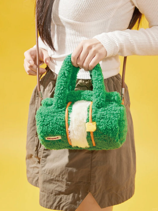 Fluffy Fun Plush Bucket Bag