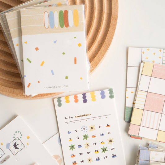 Grid & Doodle Notepads, Bullet Journal Decorations