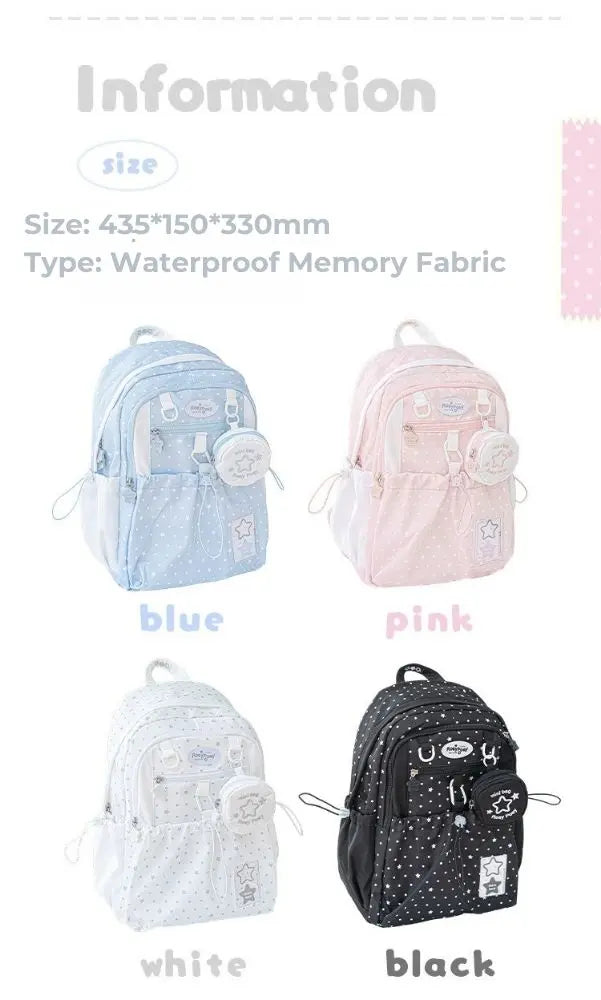 DOT DOT Drawstring Backpack ChicChoi