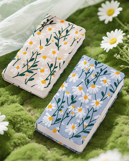 Spring Pulse A6 Floral Embroidered Handheld Notebook