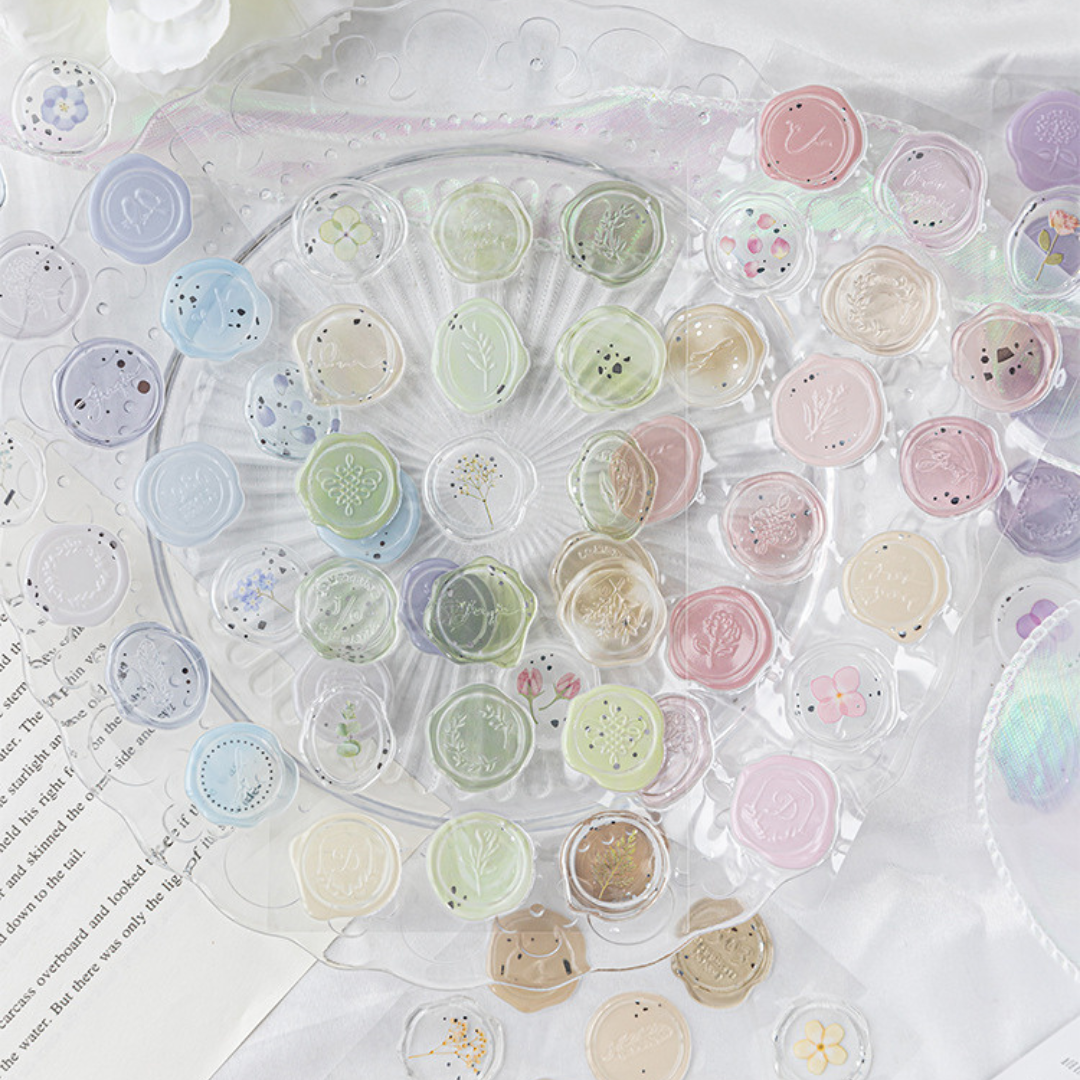 Aesthetic Wax Seal Stickers