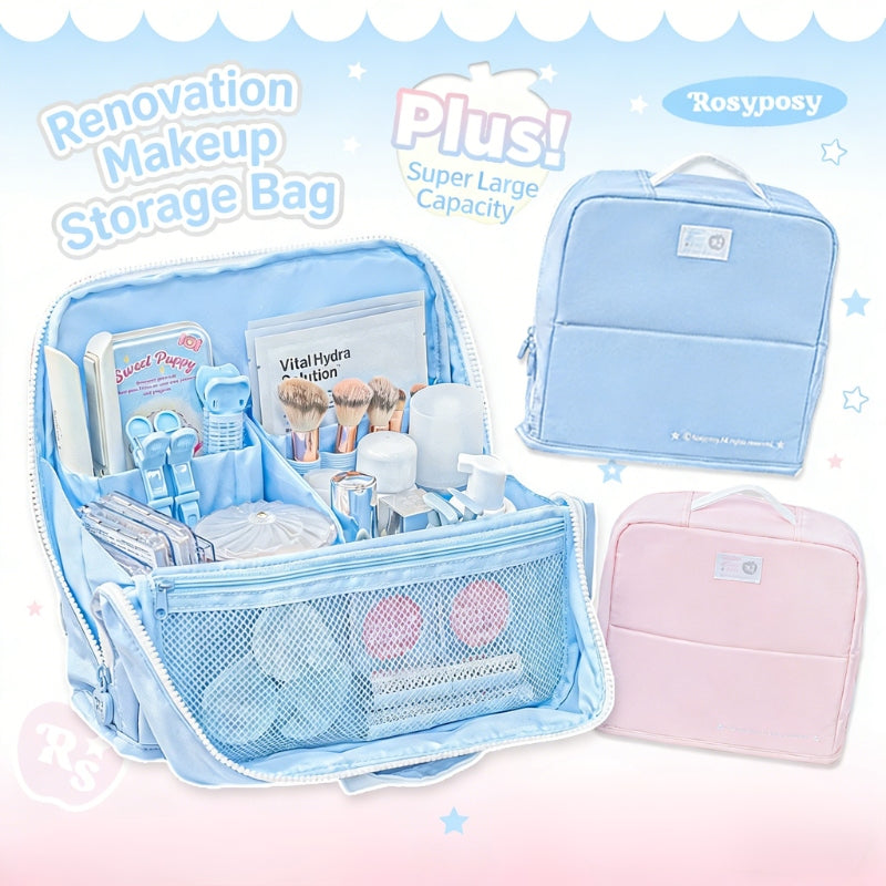 The Vanity Vault Magnetic Stand-Up Makeup Storage Bag