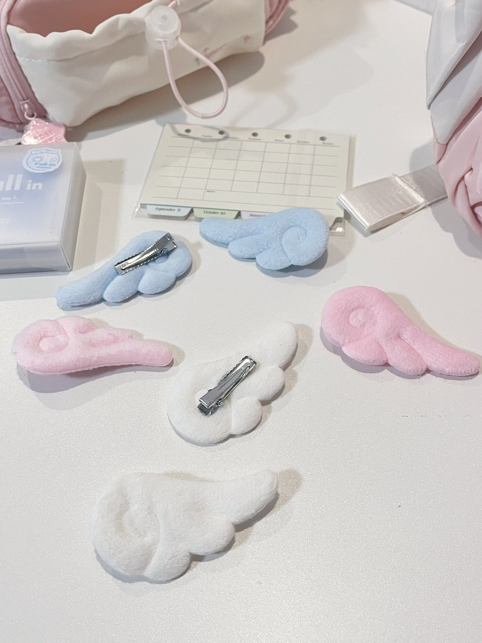 Angel Wing Plush Clip Sets