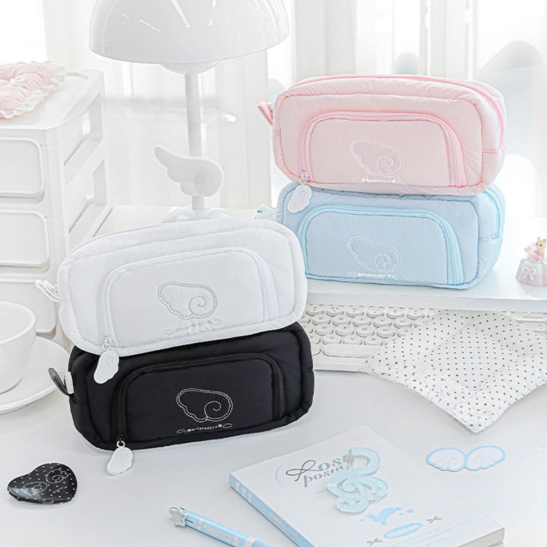 Angel Wings Ita Soft & Dreamy Pencil Pouch
