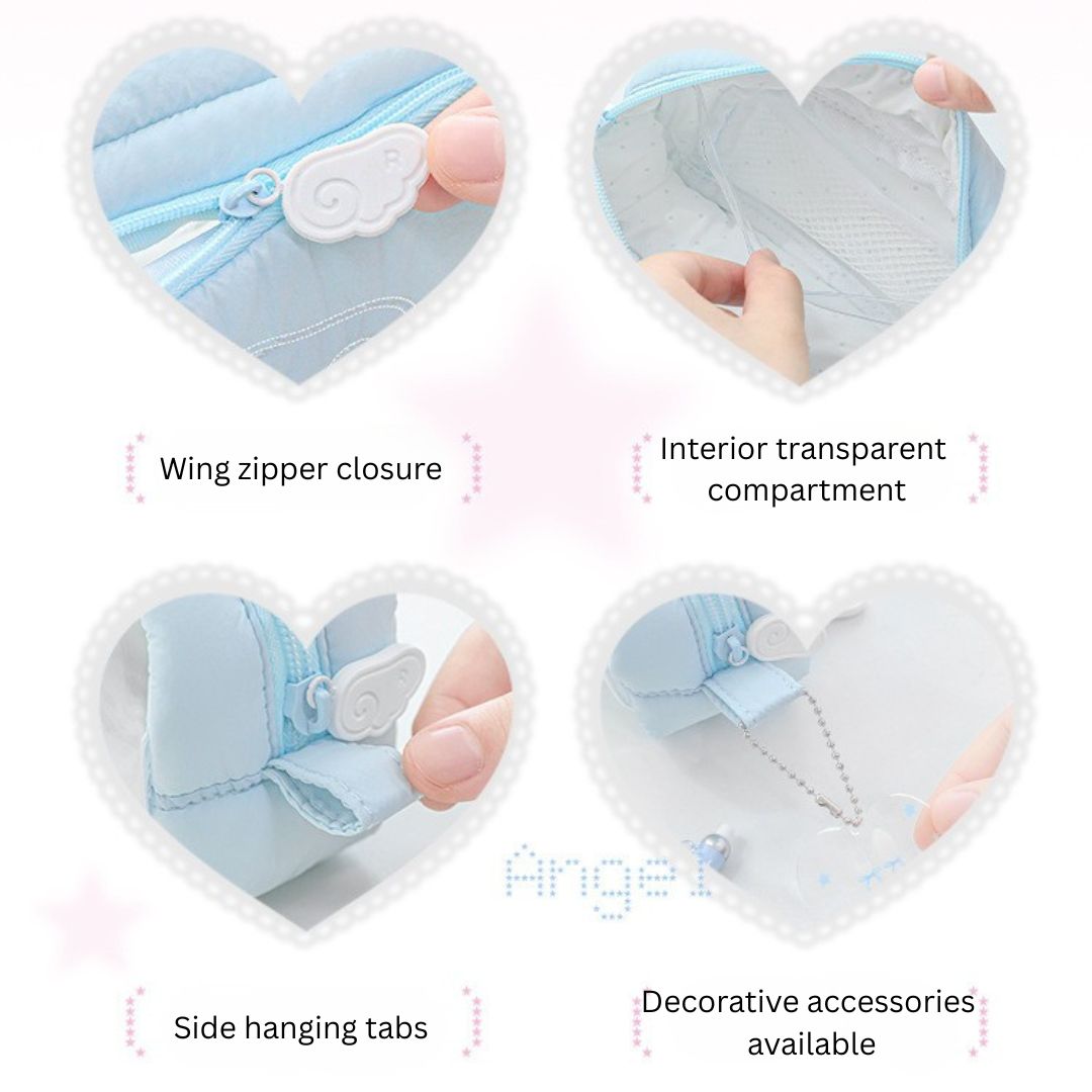 Angel Wings Ita Soft & Dreamy Pencil Pouch