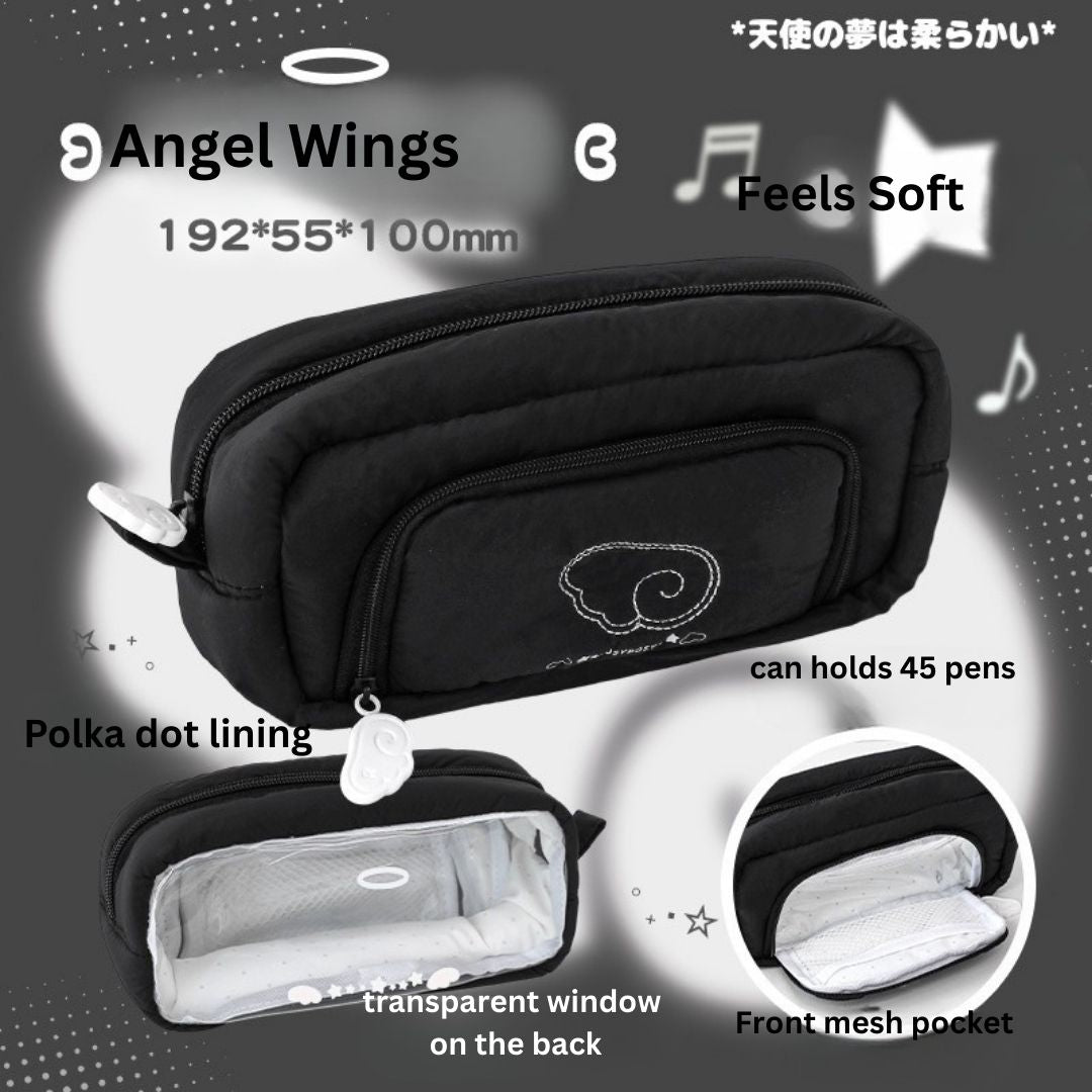 Angel Wings Ita Soft & Dreamy Pencil Pouch