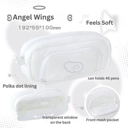 Angel Wings Ita Soft & Dreamy Pencil Pouch