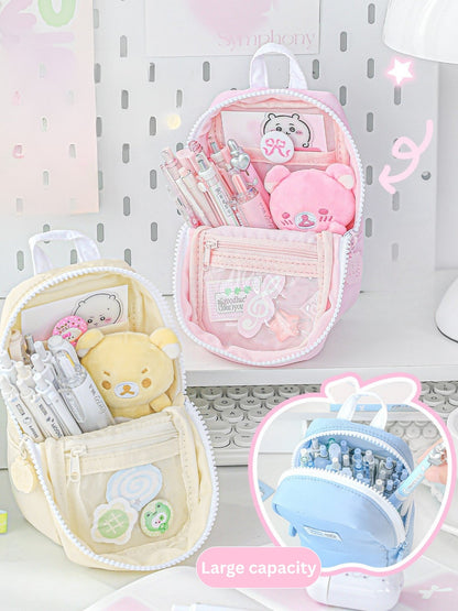 Apple Half-fold Standable Magnetic Pencil Case