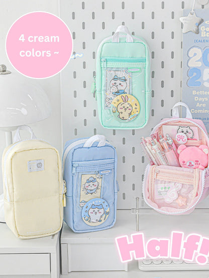 Apple Half-fold Standable Magnetic Pencil Case