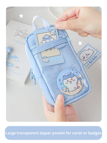 Apple Half-fold Standable Magnetic Pencil Case