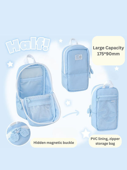 Apple Half-fold Standable Magnetic Pencil Case