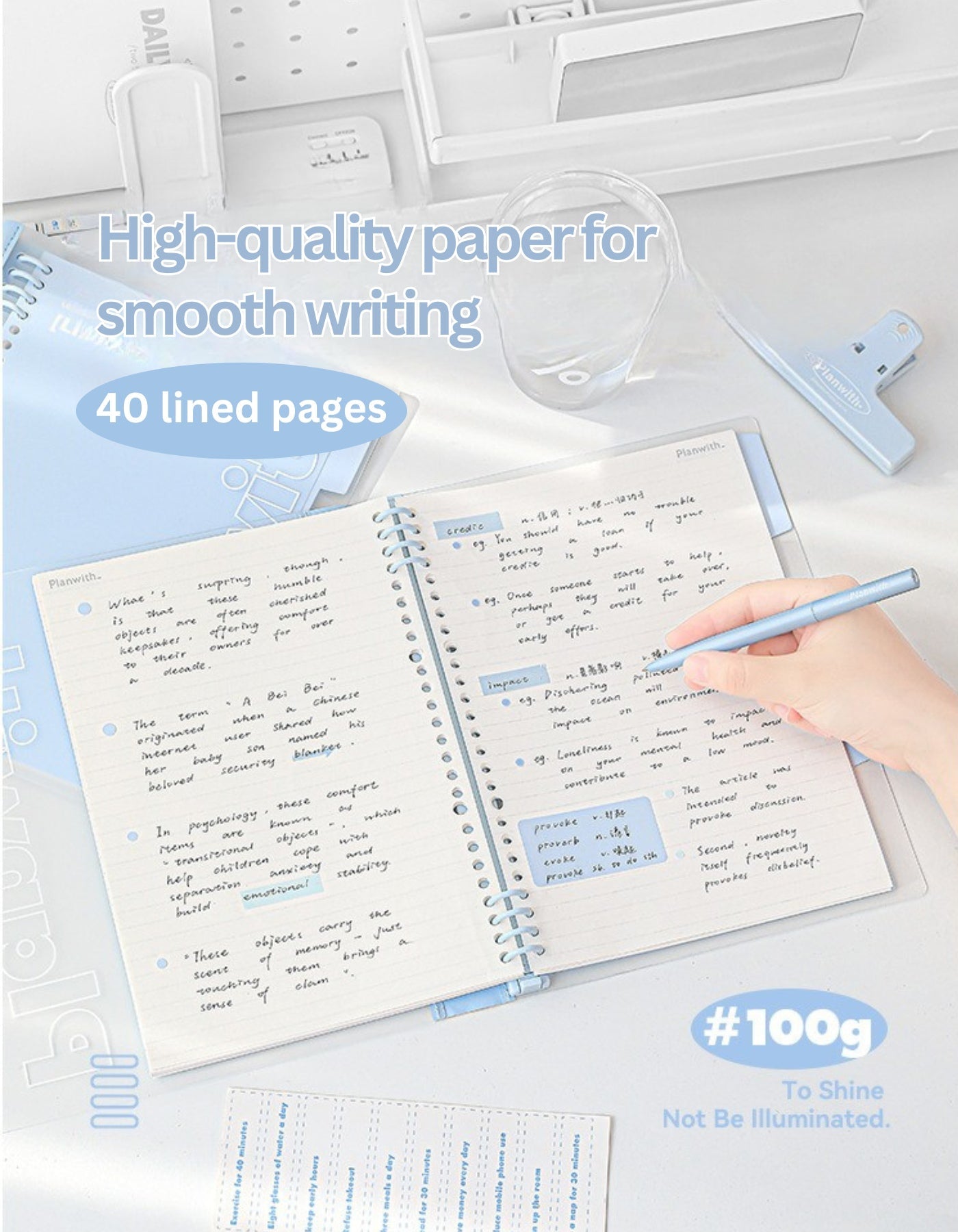 B5 Lay-Flat Flexible Ring Binder