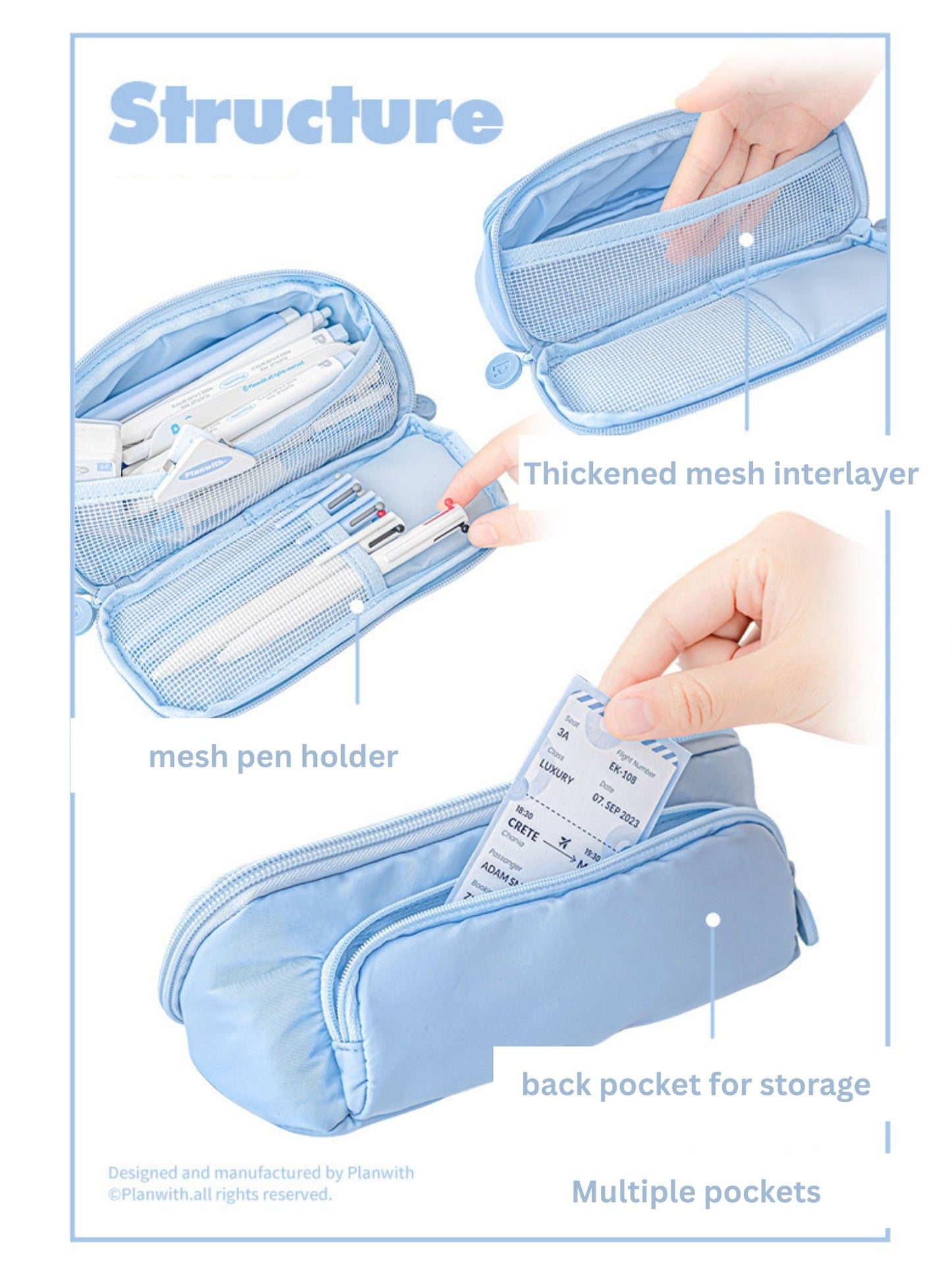 Steady Triangle Pencil Case