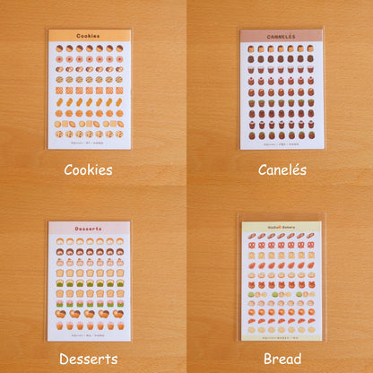 Bakery & Dessert Premium Washi Stickers