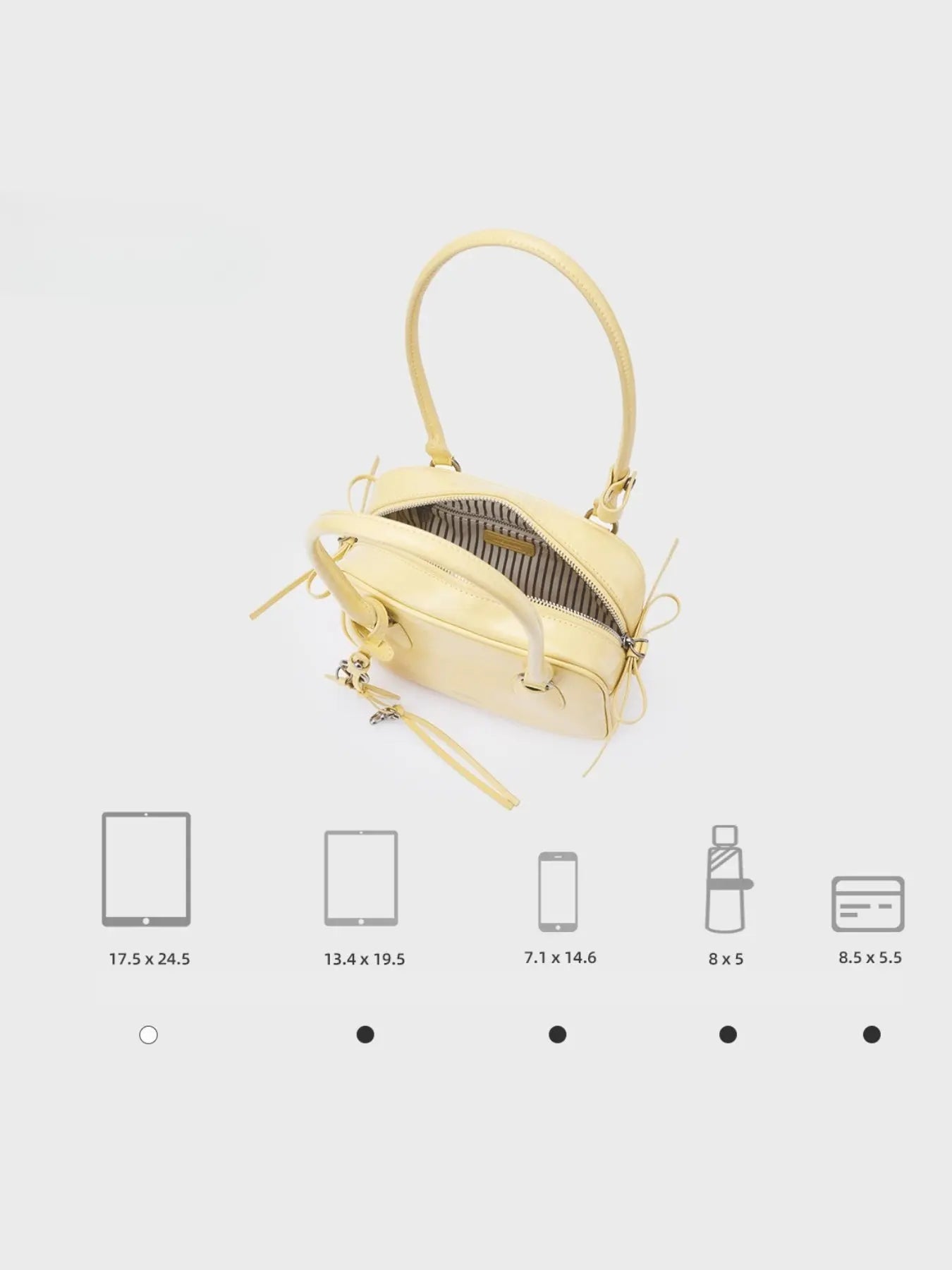 Ballet Leather Underarm Bag ChicChoi
