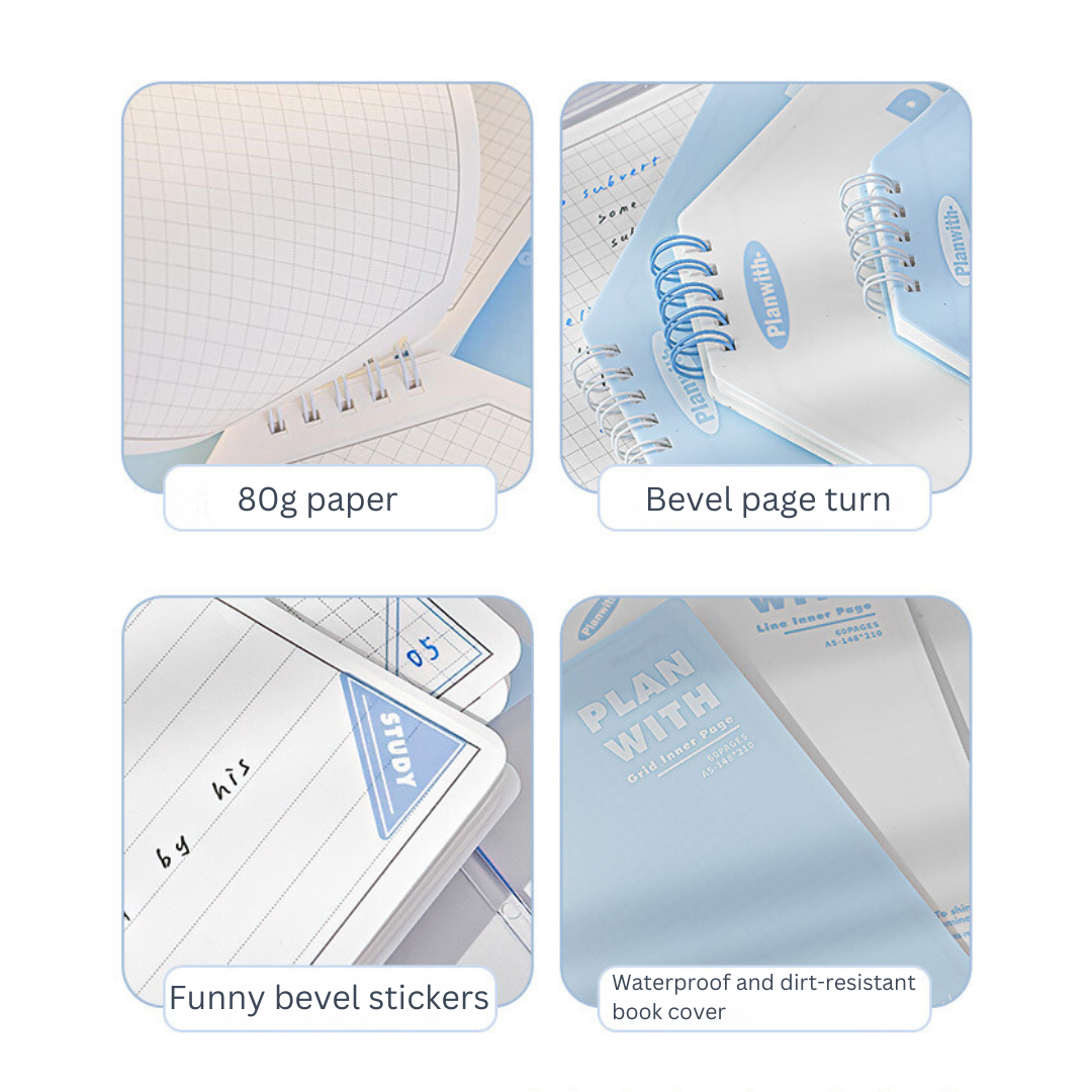 Bevel Coil Notebooks