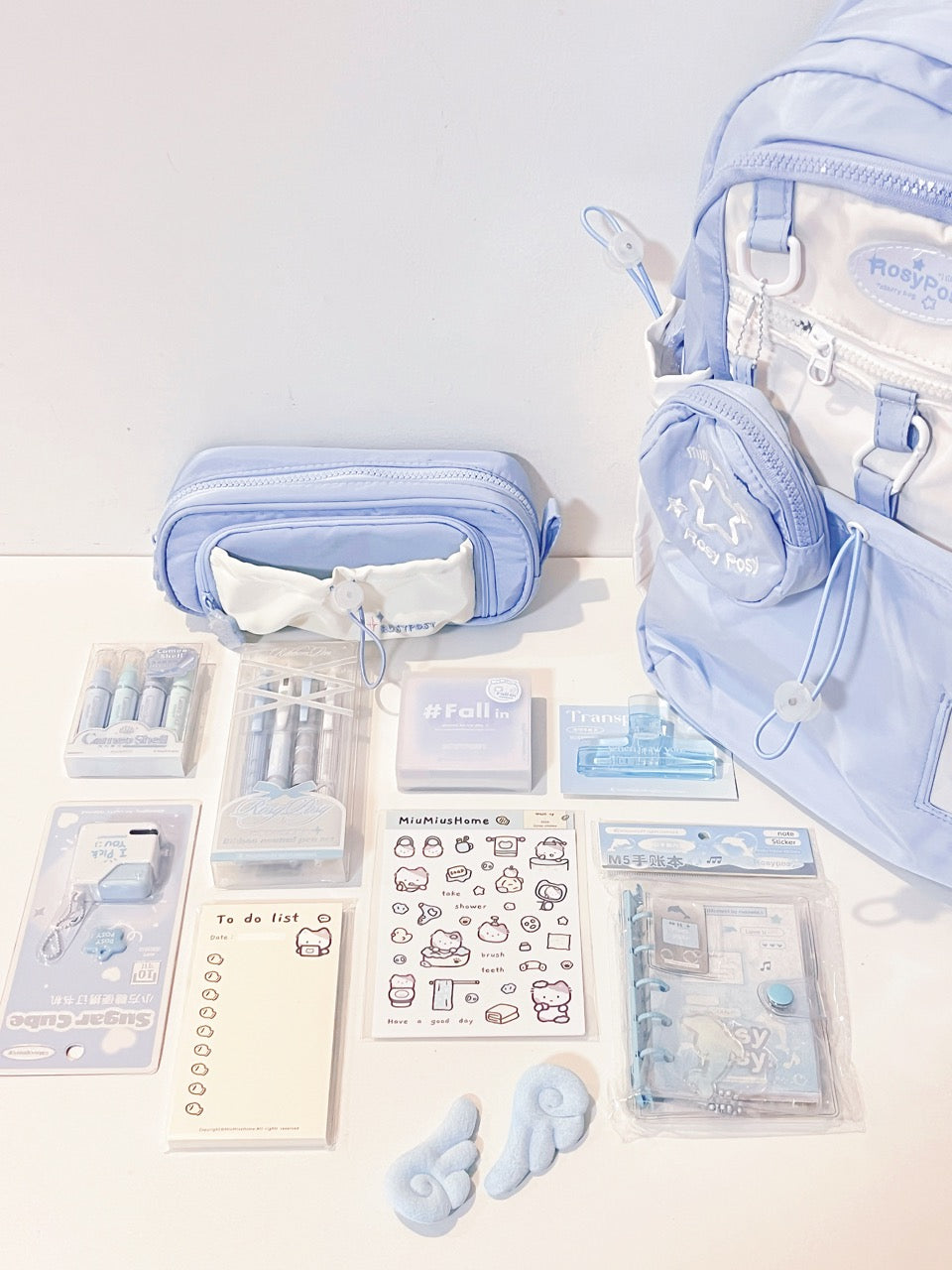 Blue Study Motivation Stationery Gift Set