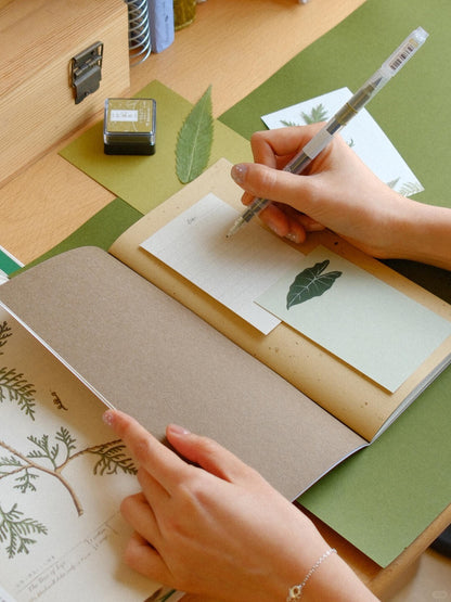 Botanical Mixed-Paper TN Journal & M5 Memo Pad