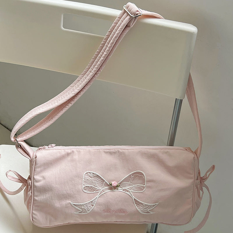Bow Ballet-Style Sport Shoulder Bag