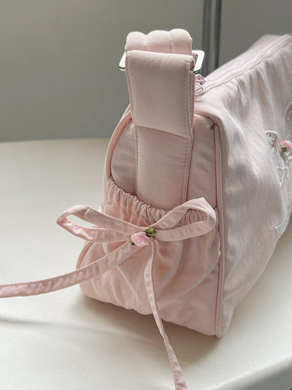 Bow Ballet-Style Sport Shoulder Bag