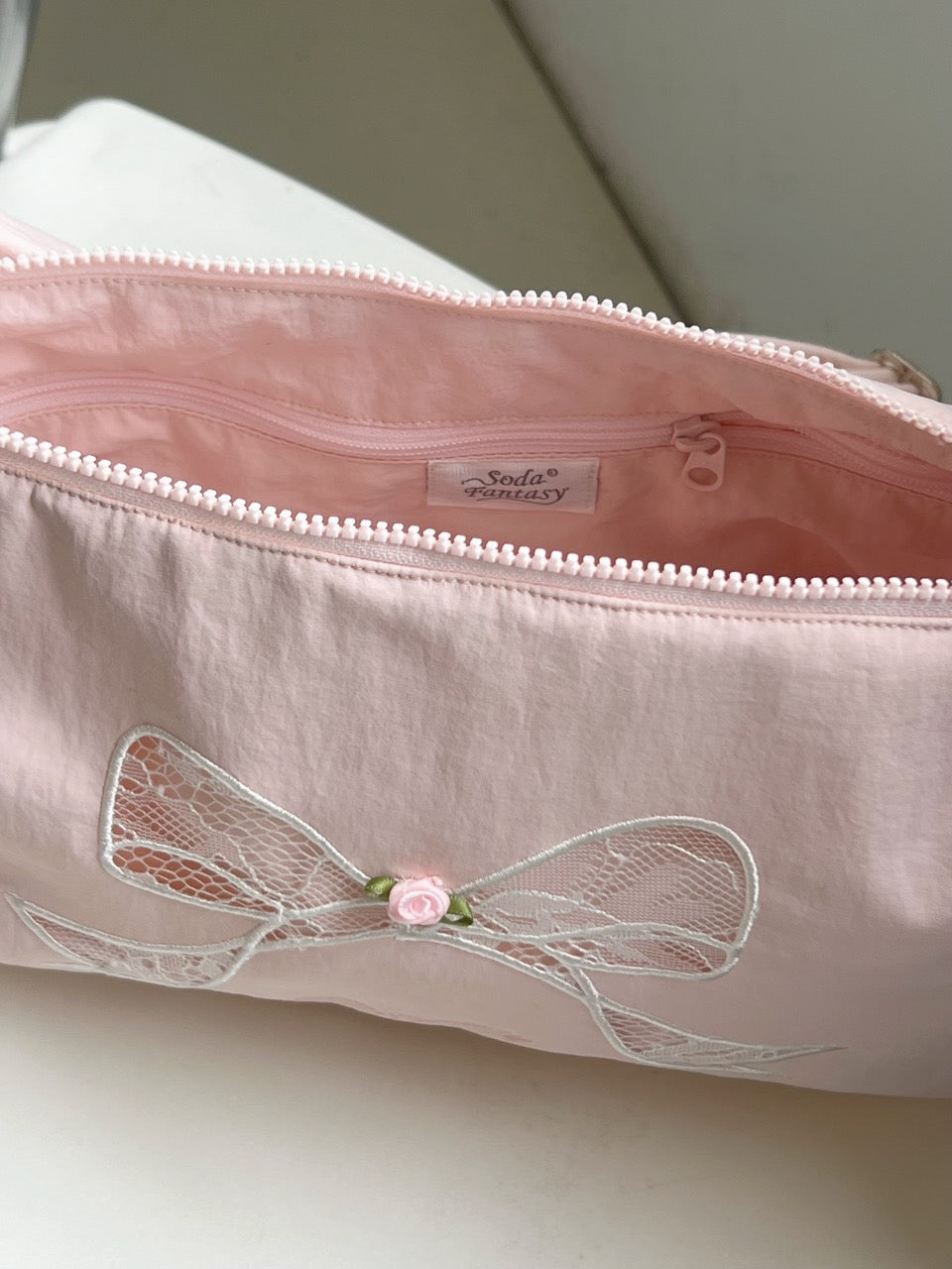 Bow Ballet-Style Sport Shoulder Bag
