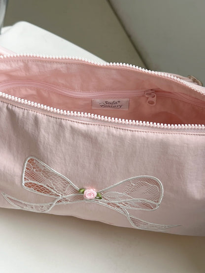 Bow Ballet-Style Sport Shoulder Bag