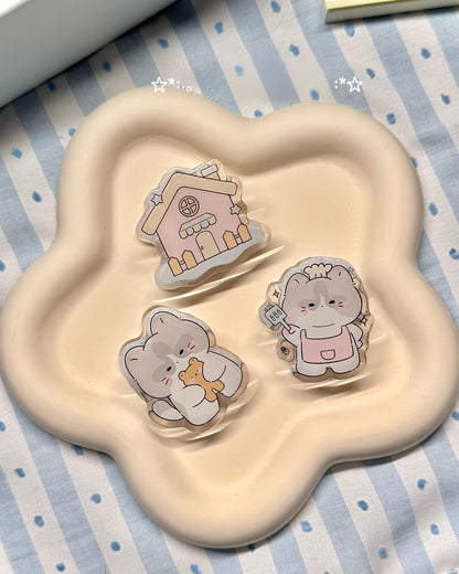 Brey's Home Acrylic PP Memo Clip Set
