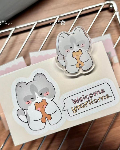 Brey's Home Acrylic PP Memo Clip Set